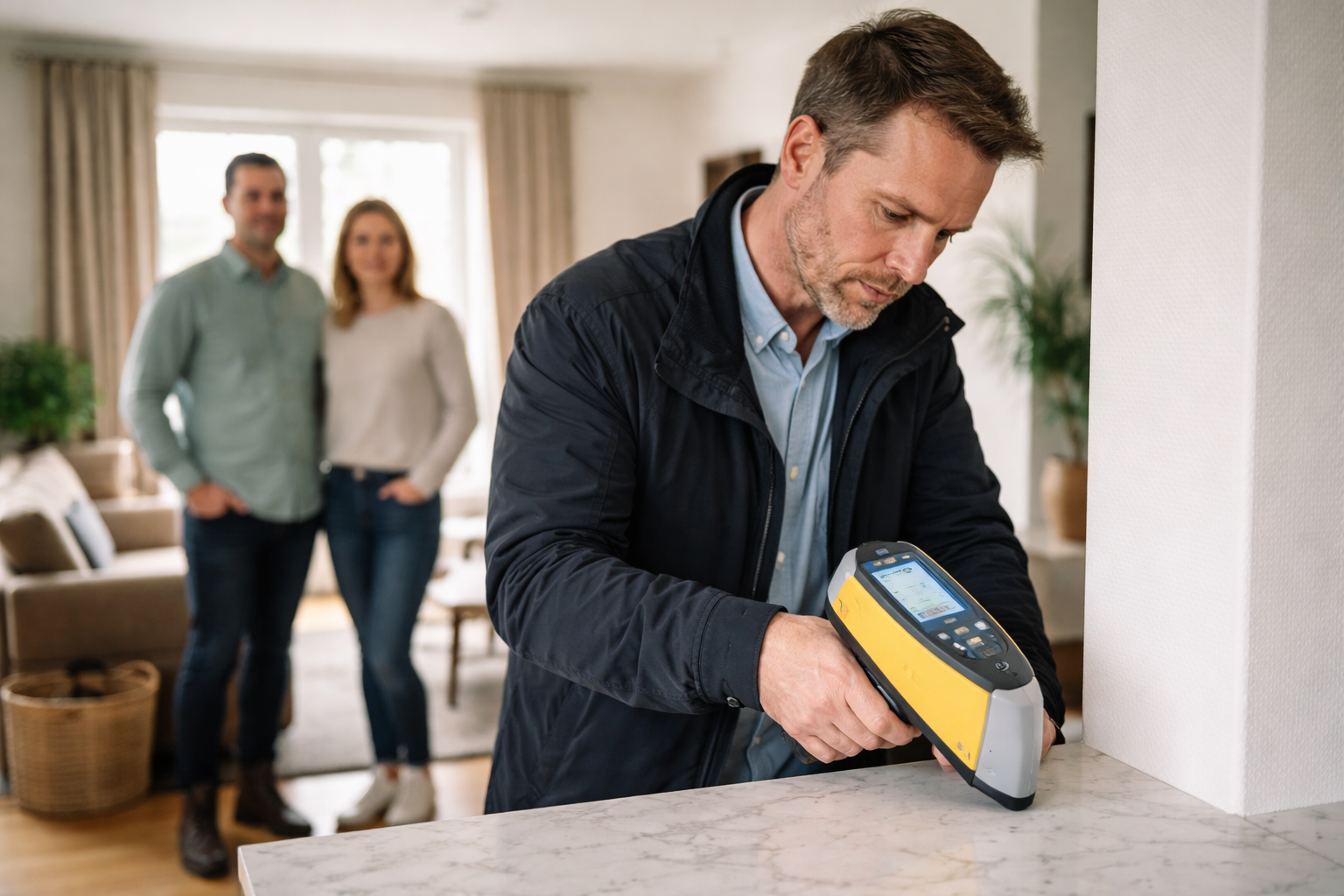 Discreet home visit valuation – buyer testing with XRF handheld