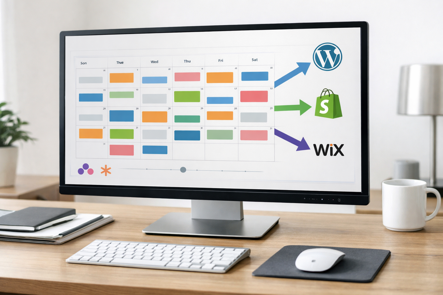 Automated content creation cost and value breakdown with a content calendar and platform integrations