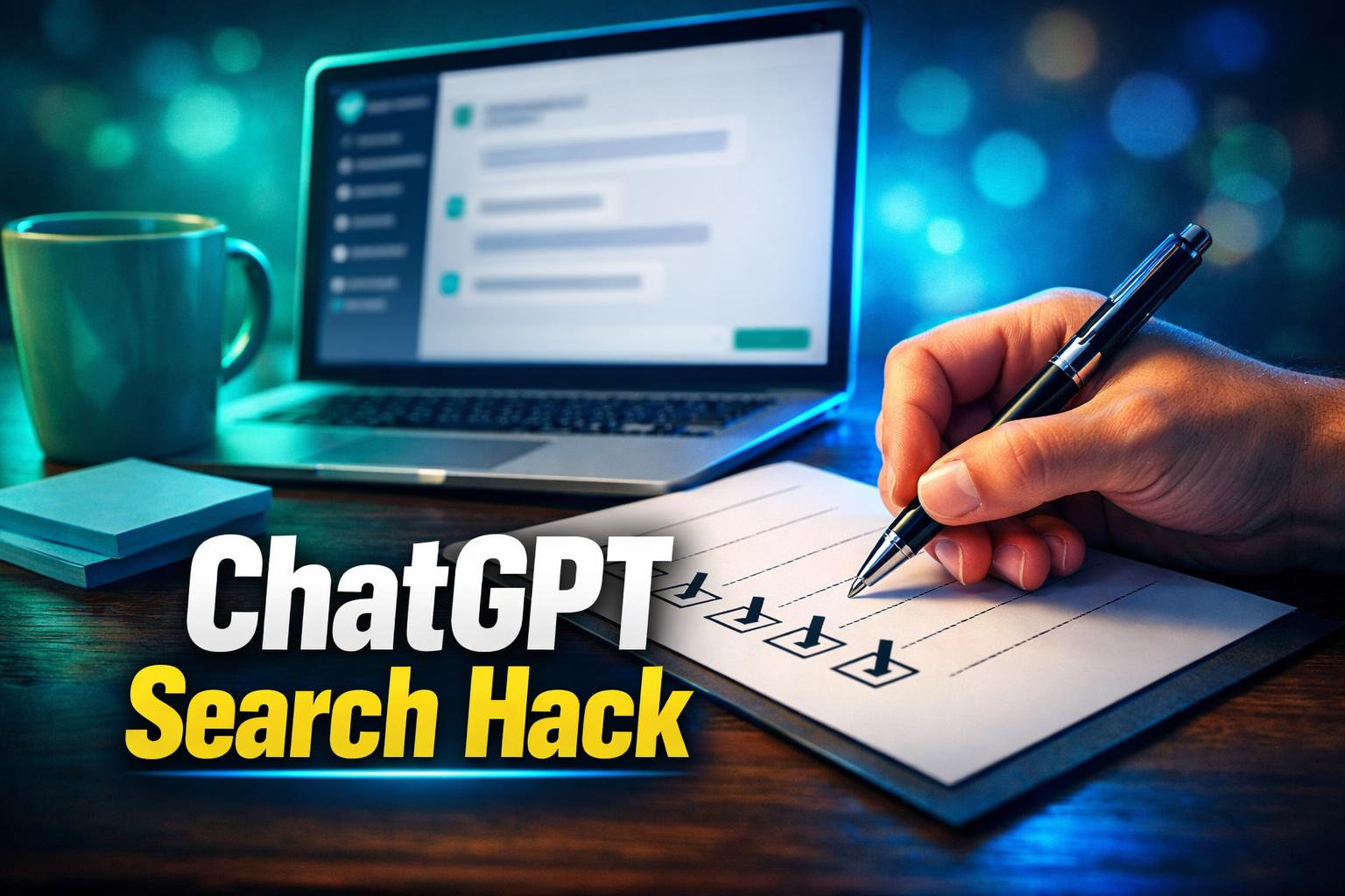 How to optimize for ChatGPT search: AEO/GEO Checklist