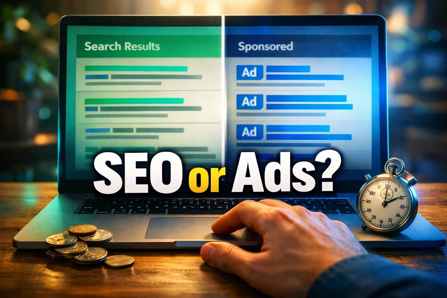 Is SEO Better Than Google Ads? Cost, Speed, ROI (and a Simple Decision Framework)